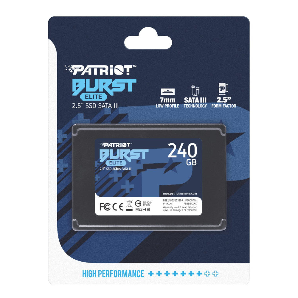 240GB Patriot Burst Elite SATA 6.0Gb/s SSD