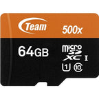64GB Team Group MicroSDXC Card with Adapter