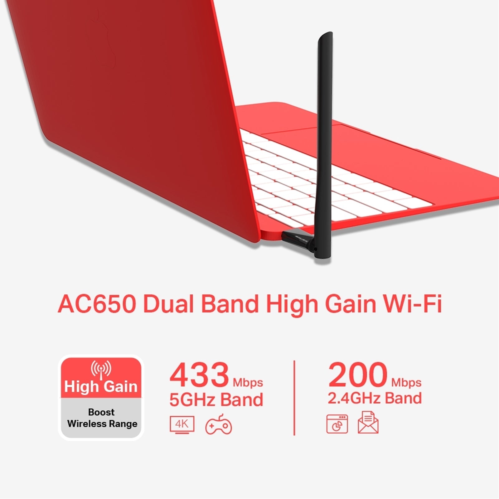 Mercusys AC650 Wireless Dual Band USB Adapter