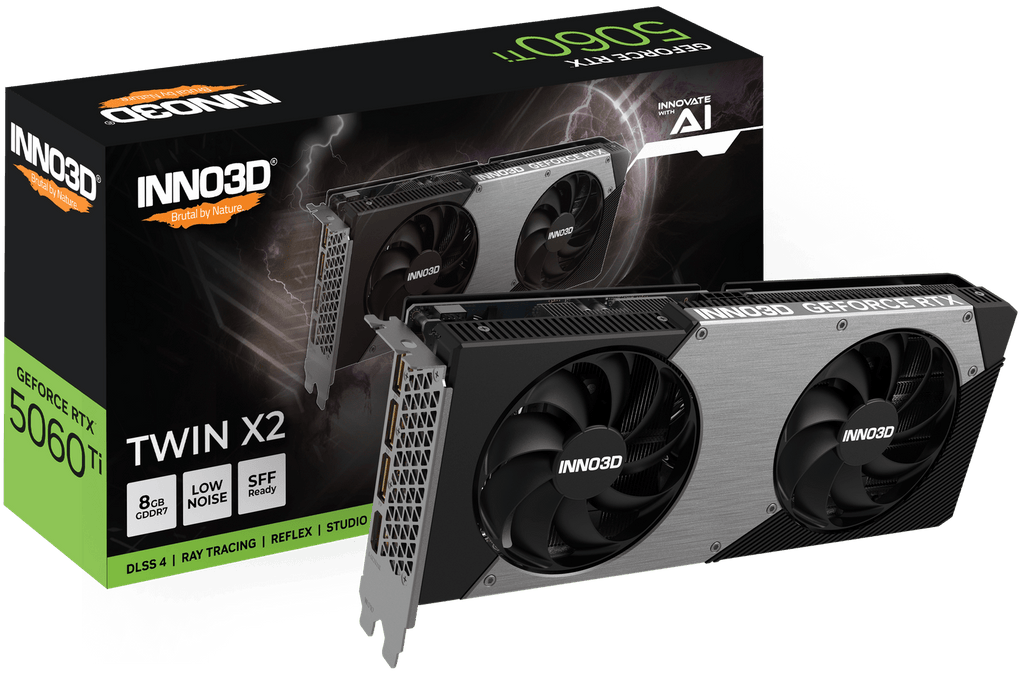 Inno3D GeForce RTX 5060 Ti Twin X2 8GB Graphics Card
