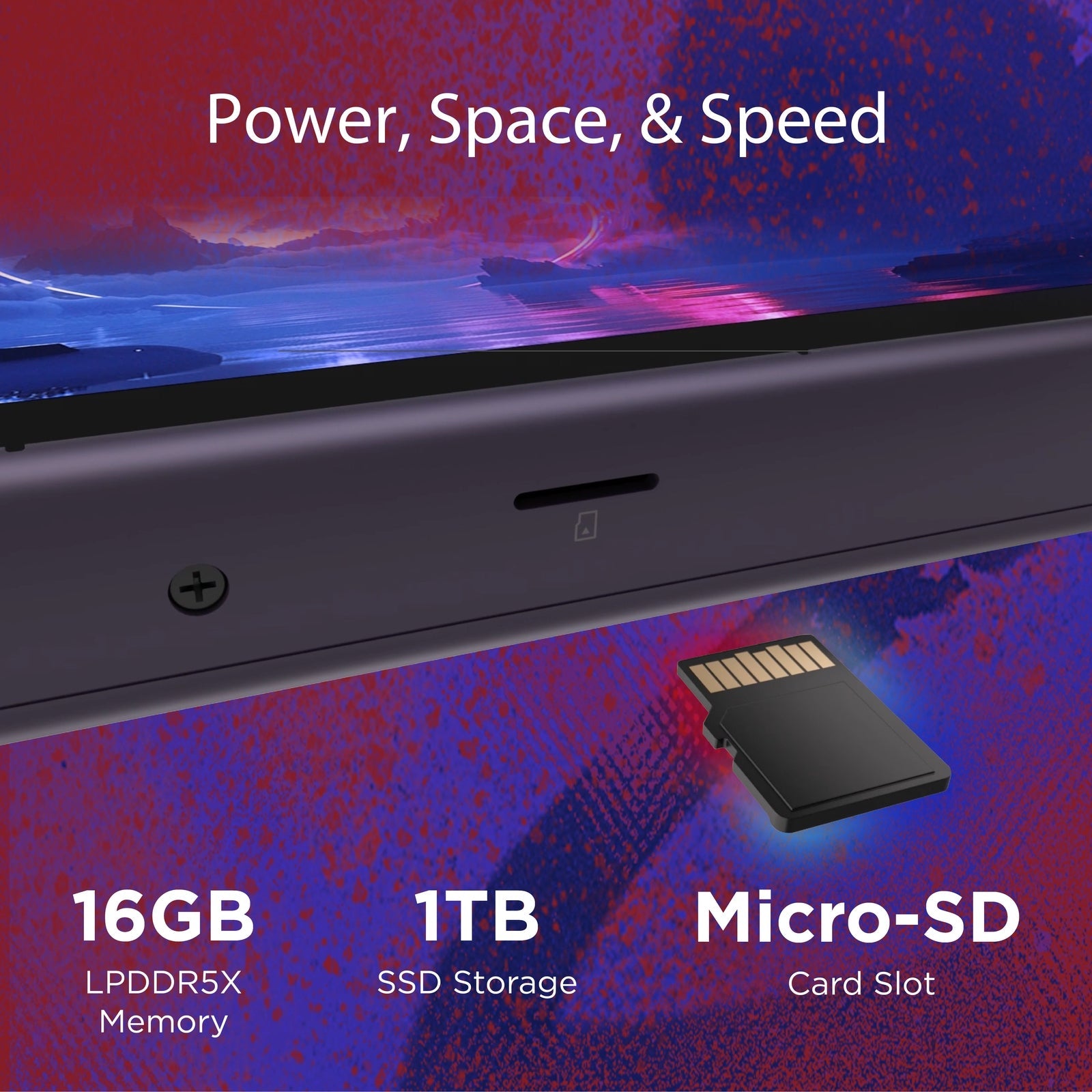 Lenovo Legion Go S 8ARP1 8" 1TB SSD Handheld Gaming PC - Black