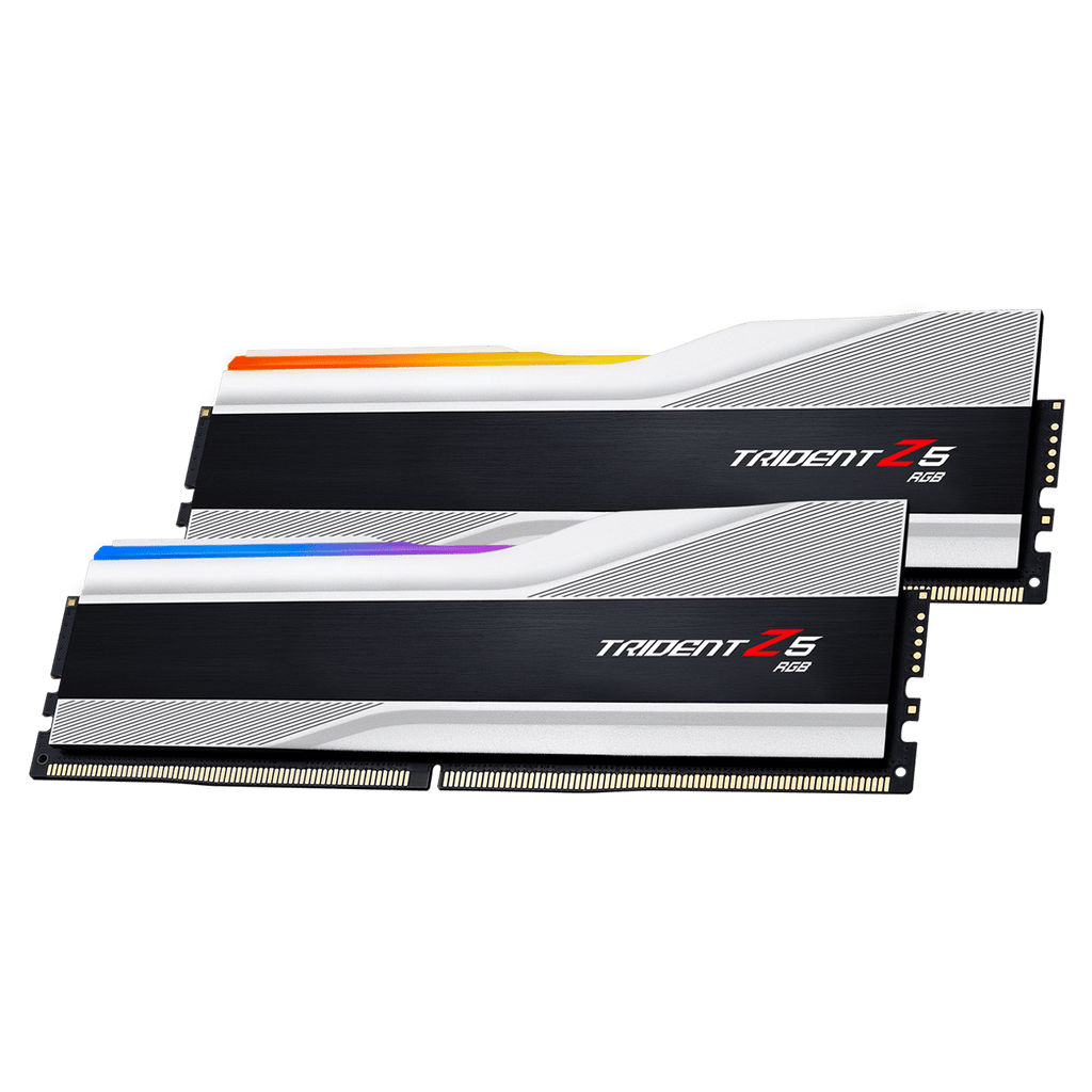 32GB (2x16GB) DDR5 6800MHZ CL34 G.Skill Trident Z5 Silver RGB RAM