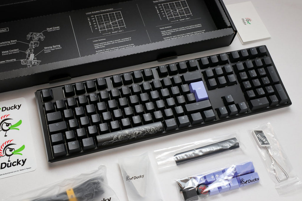 Ducky One 3 Black UK ISO RGB Cherry MX Brown