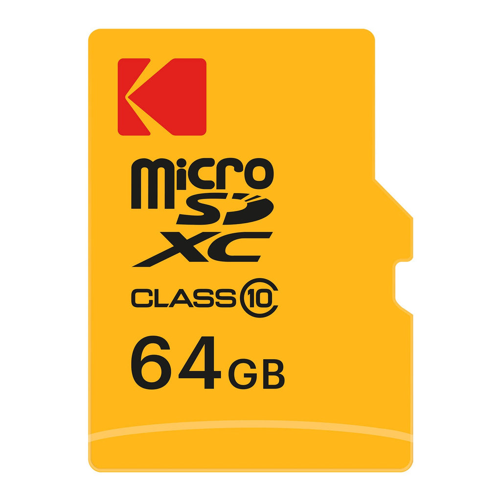 64GB Kodak Micro SD Memory Card Class 10 with SD Adapter
