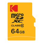 64GB Kodak Micro SD Memory Card Class 10 with SD Adapter