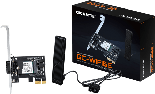 Gigabyte GC-WIFI6E WIFI 6E BLUETOOTH 5.2 PCIe 4.0 Wireless Card
