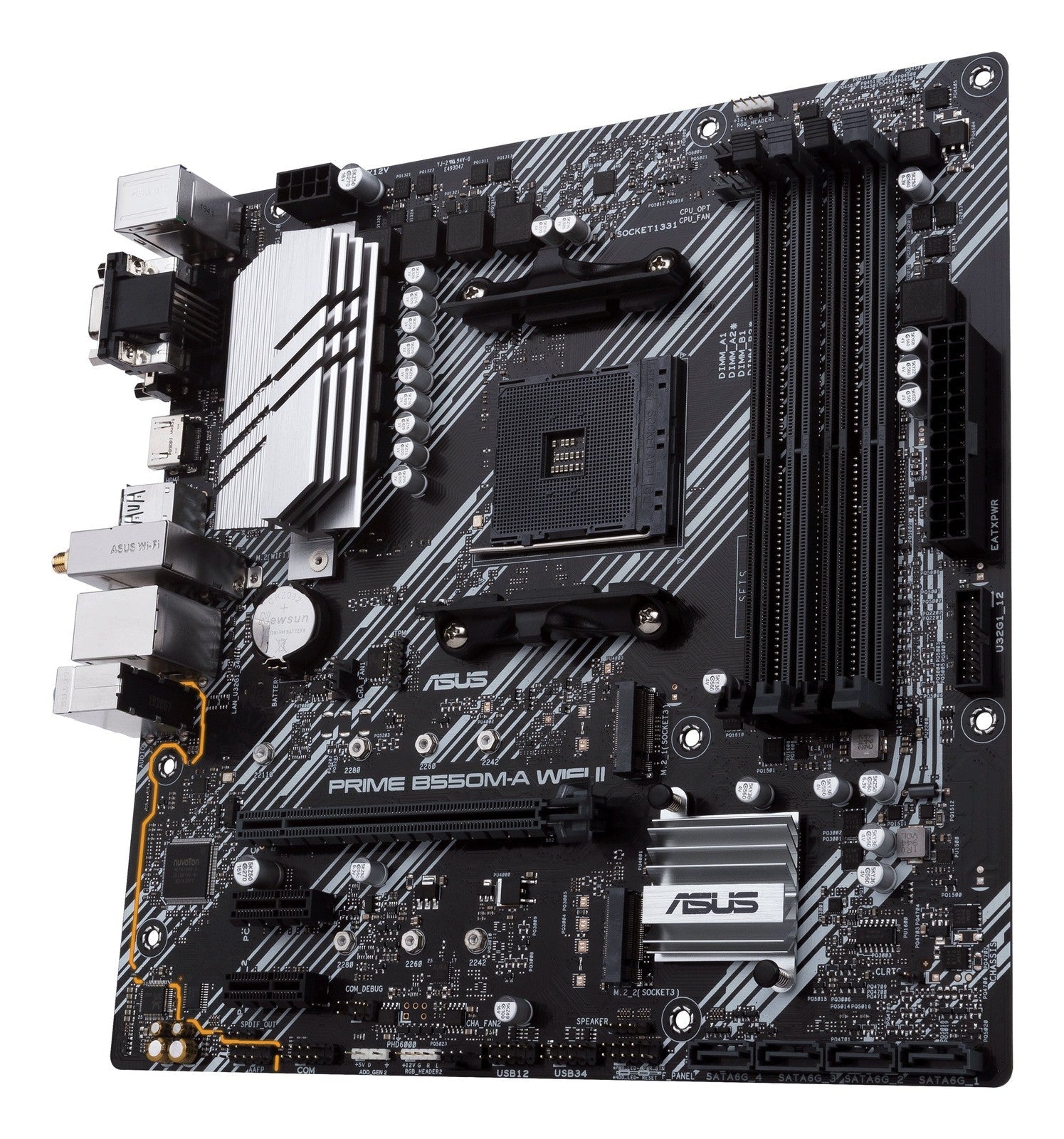 ASUS PRIME B550M-A WIFI II Micro-ATX AM4 Motherboard