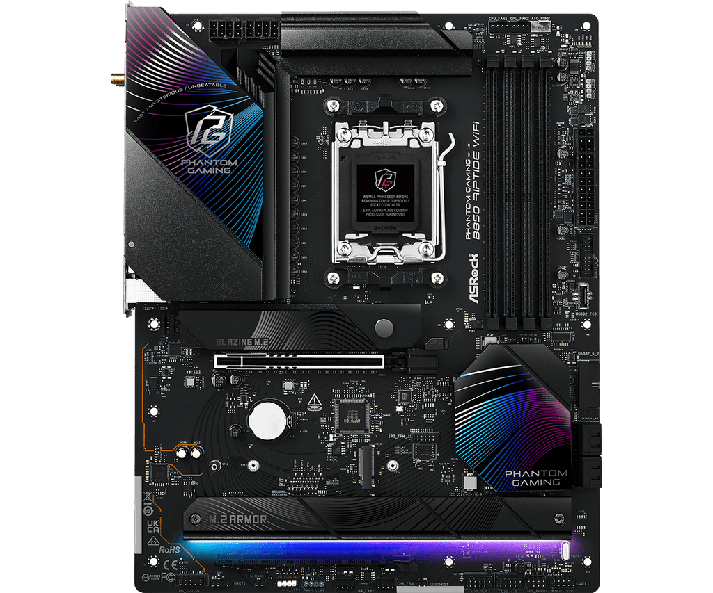 Summit Ryzen AM5 X3D Bundle - 32GB (2x16GB) 6000MHz DDR5 RGB RAM & ASRock B850 Riptide WIFI