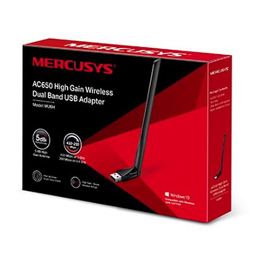 Mercusys AC650 Wireless Dual Band USB Adapter