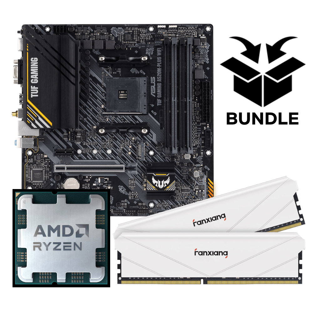 Summit Ryzen AM4 Bundle - 16GB (2x8GB) 3200MHz DDR4 RAM & ASUS A520M-PLUS TUF Gaming WIFI