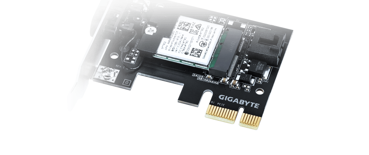 Gigabyte GC-WIFI6E WIFI 6E BLUETOOTH 5.2 PCIe 4.0 Wireless Card