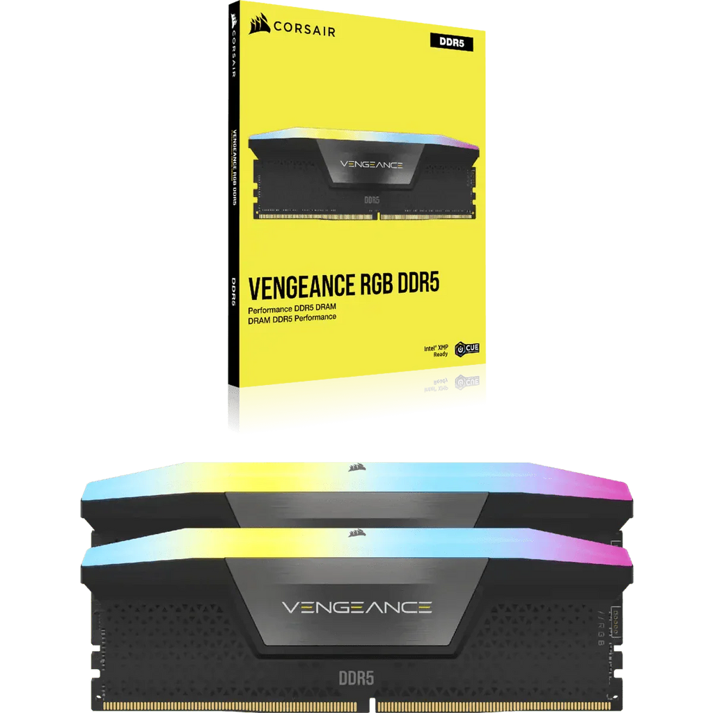 32GB (2x16GB) DDR5 5200MHz CL40 Corsair Vengeance RGB RAM