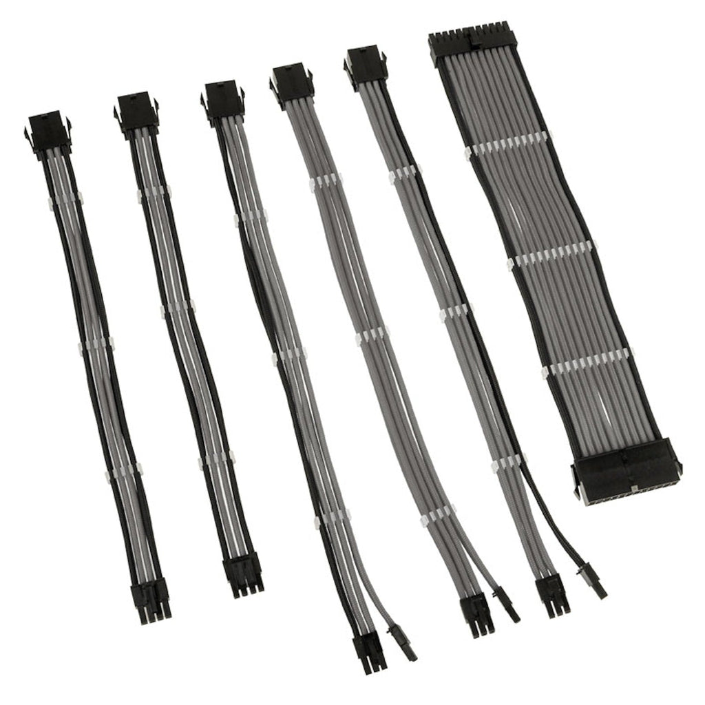 Kolink Core Adept Braided Cable Extension Kit Stone Grey