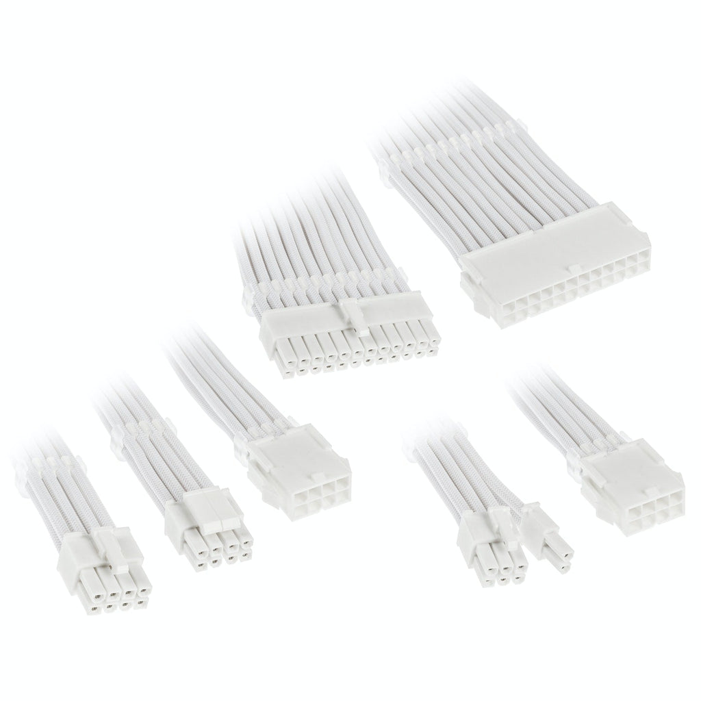 Kolink Core Adept Braided Cable Extension Kit Brilliant White