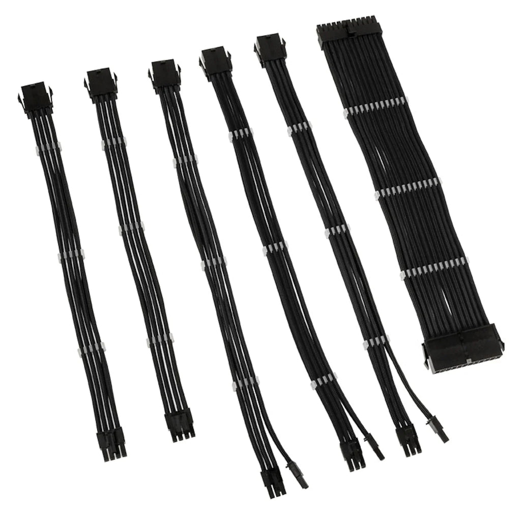 Kolink Core Adept Braided Cable Extension Kit Jet Black